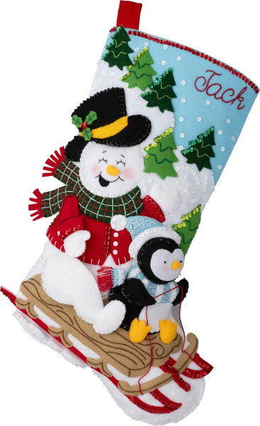 Bucilla® Seasonal Felt Stocking Kit - Arctic Joyride