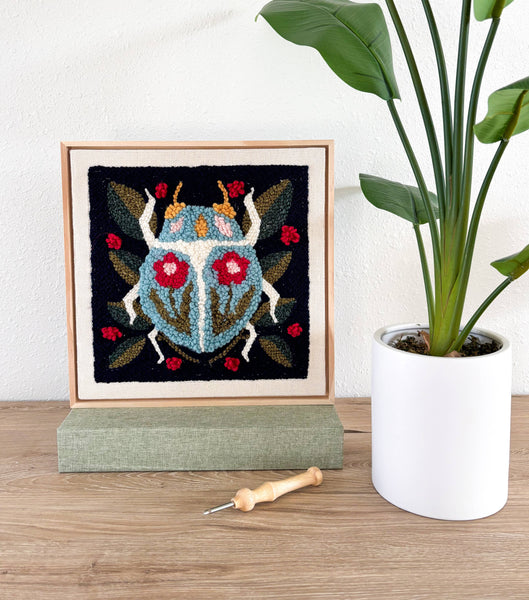 Spring Beetle Punch Needle Frame Kit 