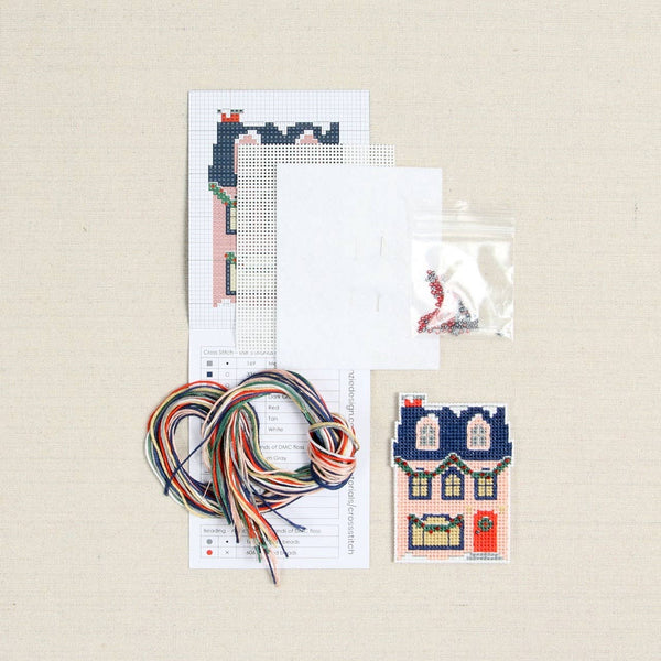 Holiday Homes Cottage Cross Stitch Kit