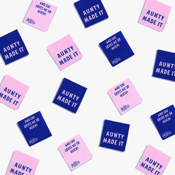 Aunty Made It Woven Labels | KATM