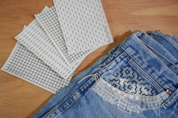 Stick 'n Stitch Visible Mending Grids Starter Pack