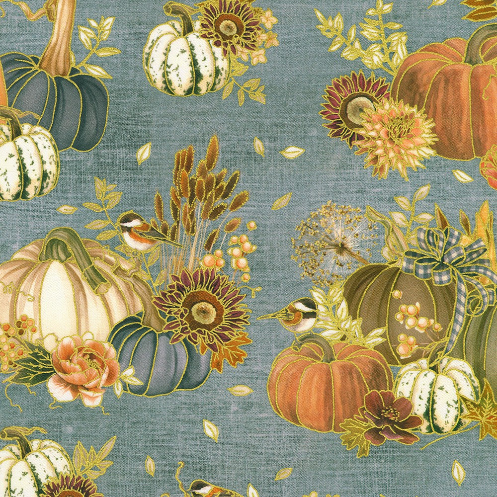 DUSTY BLUE from Hello Fall by Lynnea Washburn -- Robert Kaufman