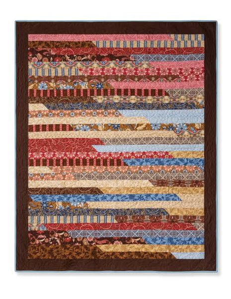Jelly Roll Race Quilt Top -- Advanced Beginner/Intermediate Quilting