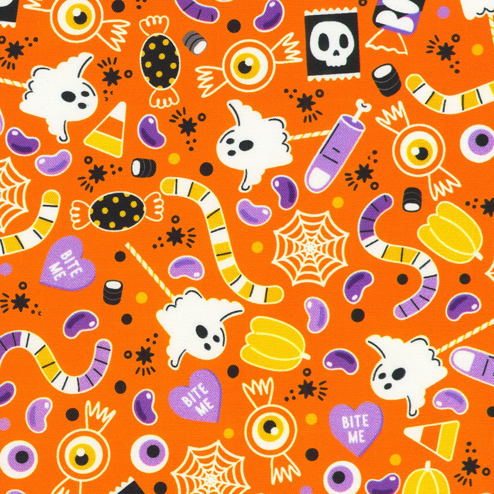 Halloween Candy in Pumpkin from Lights Out -- Robert Kaufman