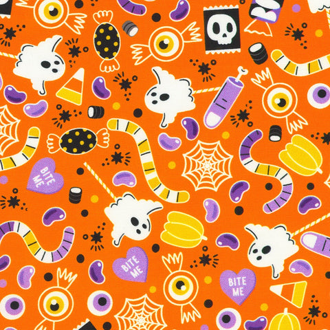 Halloween Candy in Pumpkin from Lights Out -- Robert Kaufman
