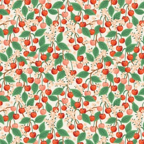 Cherry Blossom in Cream--- Orchard by Rifle Paper Co. for Cotton + Steel Fabrics