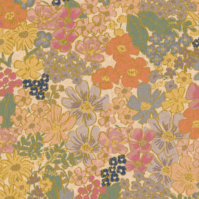 Mimi - Blush Canvas Metallic -- English Rose by Rifle Paper Co. for Cotton + Steel