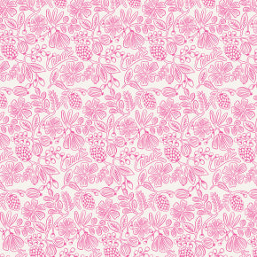 Moxie Floral in Neon Pink Neon Pigment --  Primavera by Rifle Paper Co. for Cotton + Steel