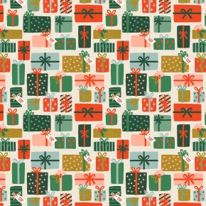 Holiday Classics - Holiday Gifts - Cream Metallic by Rifle Paper Co. for C + Steel