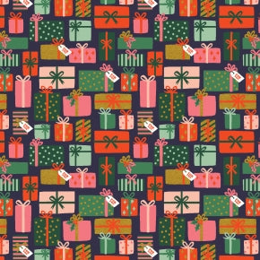 Holiday Classics - Holiday Gifts - Navy Metallic by Rifle Paper Co. for C + Steel