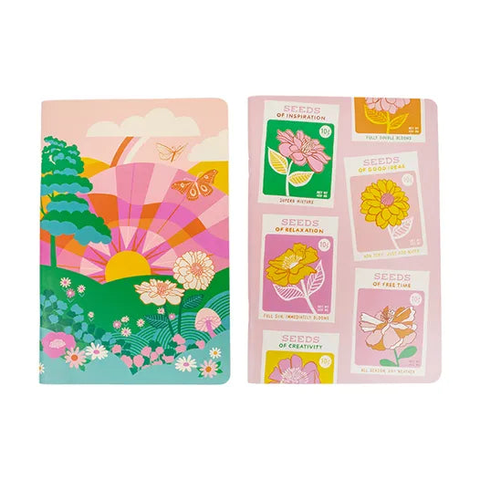 Set of Two Hello Sunshine Notebooks Melody Miller for Ruby Star Society