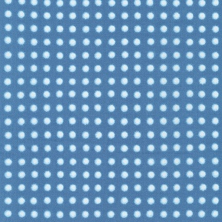 Blue Dots -- Shibori Blues by Sevenberry --- Robert Kaufman Fabric