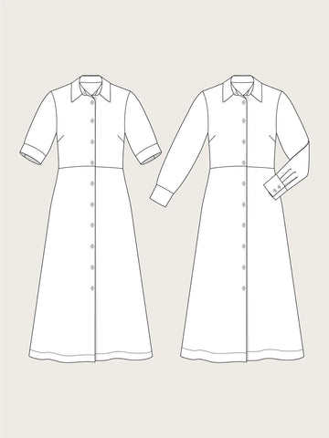 SHIRT DRESS PATTERN -- The Assembly Line Patterns