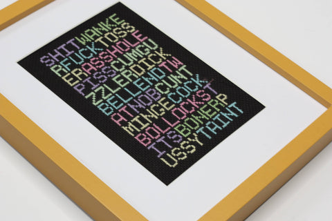 Swear Words - Cross Stitch Kit