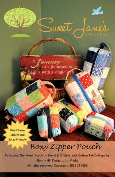 Boxy Zipper Pouch --- Sweet Jane's