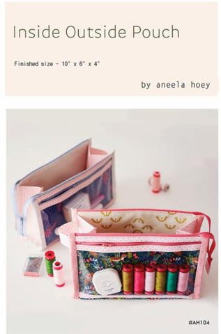Inside Outside Pouch Pattern --- Aneela Hoey