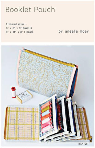 Booklet Pouch  Pattern --- Aneela Hoey