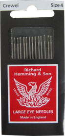 Crewel Needles -- Richard Hemming