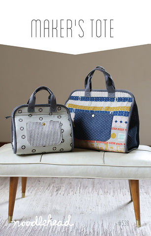 Maker's Tote Pattern by Anna Graham aka Noodlehead