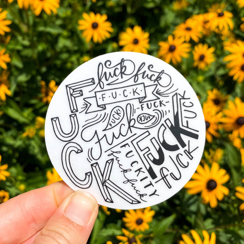 Cluster F*ck - Vinyl Sticker