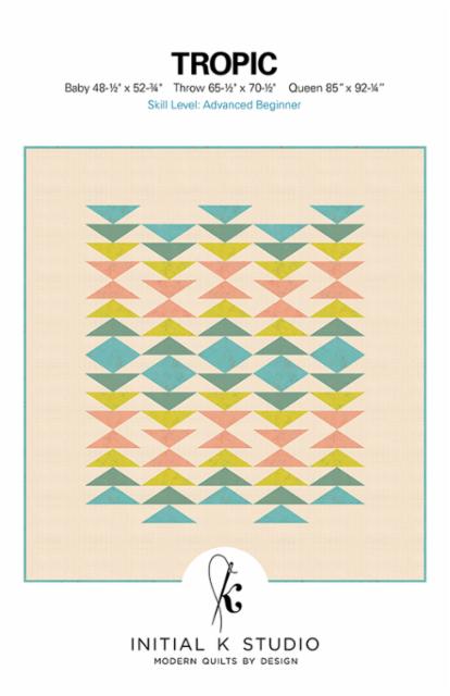 Tropic Quilt Pattern --- Initial K Studio