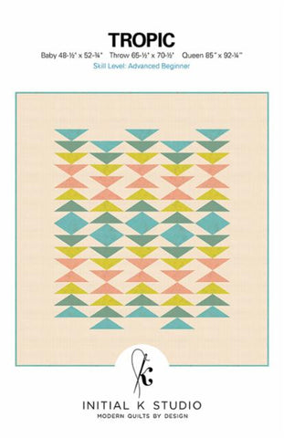 Tropic Quilt Pattern --- Initial K Studio