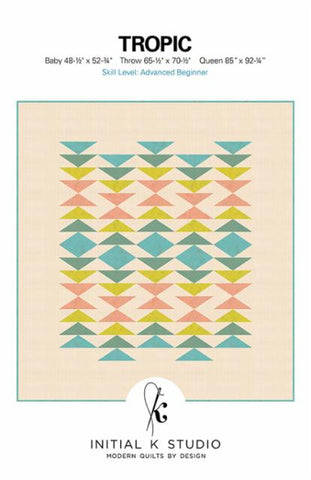 Tropic Quilt Pattern --- Initial K Studio