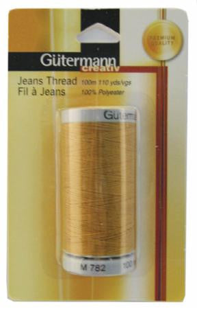 Gutermann Gold Jeans Thread ---110 yds