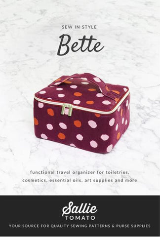 Bette Travel Organizer Pattern - Sallie Tomato