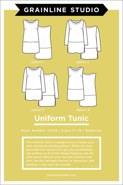 Uniform Tunic Pattern -- Grainline Studio