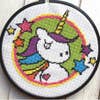 Badass Unicorn Cross Stitch Kit -- Spot Colors