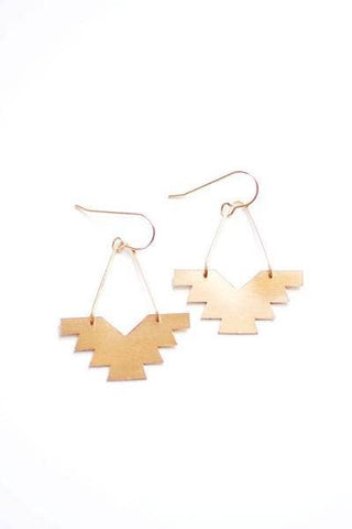 Geometric Phoenix Earrings