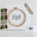Hanging Greenery Embroidery Kit -- Thistle & Thread Design