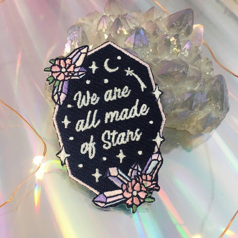 We are all Made of Stars Patch - Glow in the Dark!