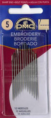 DMC Embroidery / Crewel Needles Size 5 # 1765-4