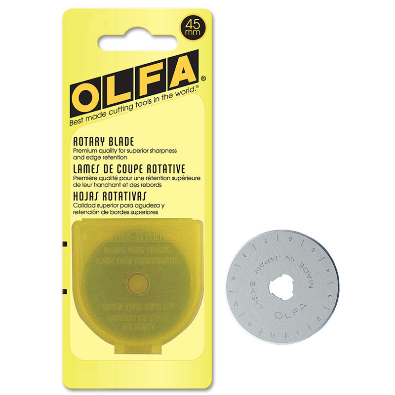 Olfa rotary blade 45mm  -- pack of 1