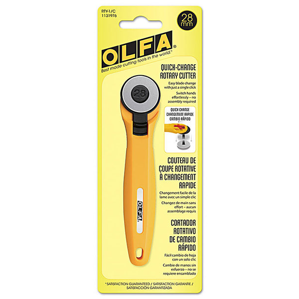 OLFA Rotary Cutter 28mm Replacement Blades -- 2 pack