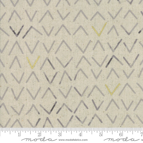Frost in Charcoal -- Chill Mochi Linen -- Zen Chic for Moda Fabrics