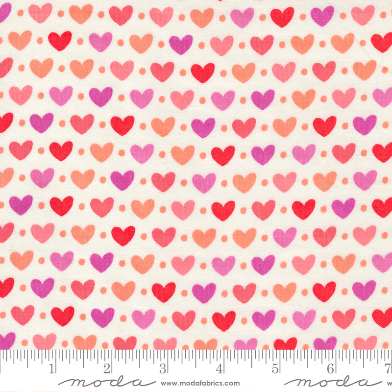 Candy Hearts -- Sincerely Yours by Sherri Chelsi --- Moda Fabric