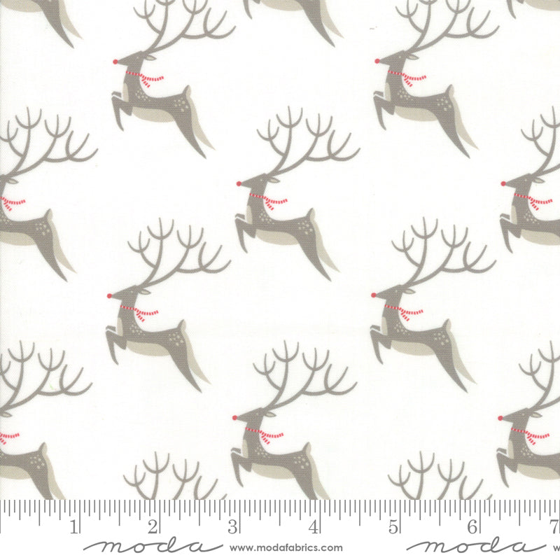 Oh Deer in Snow -- Northern Light -- Annie Brady for Moda Fabrics