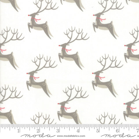Oh Deer in Snow -- Northern Light -- Annie Brady for Moda Fabrics