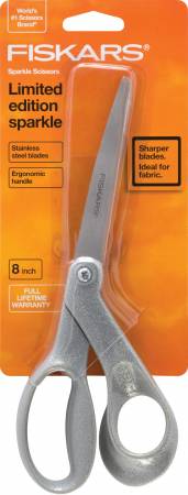 Premier 8in Bent Sparkle Scissors -- Fiskars