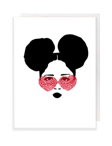 Heart Eyes Greeting Card