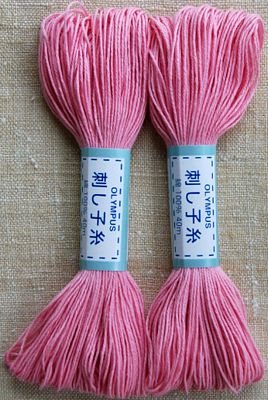 Sashiko Thread-- 22 yards in Orchid Pink