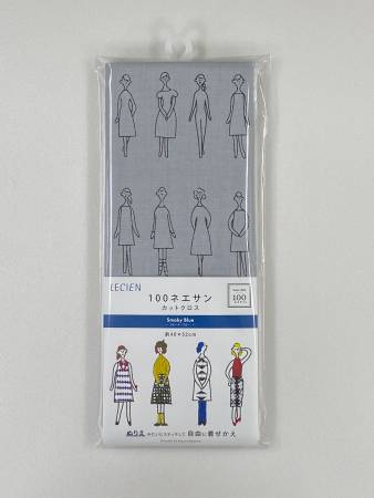100 Ladies Fabric In Smokey Blue - Lecien