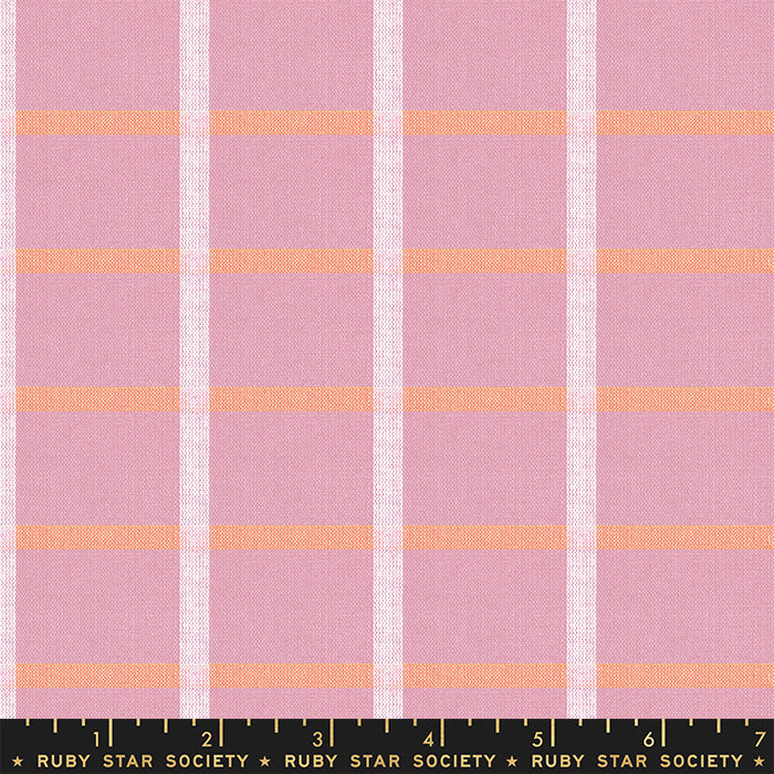 Plaid in Lavender -- Warp & Weft Heirlooms Wovens --  Alexia Abegg for Ruby Star Society -- Moda Fabrics