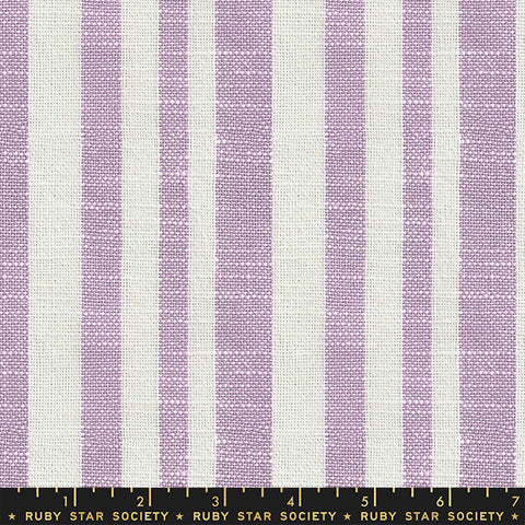 Variety Stripe in Lupine -- Warp & Weft Heirlooms Wovens --  Alexia Abegg for Ruby Star Society -- Moda Fabrics