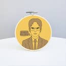 Dwight Schrute Embroidery Kit -- Holly Oddly