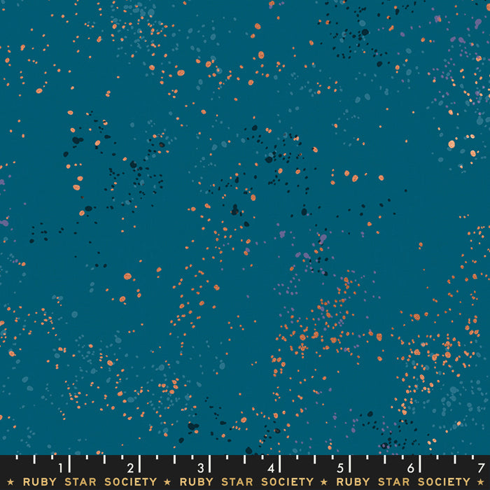 Speckled Metallic Teal --  Basics -- Ruby Star Society for Moda Fabrics