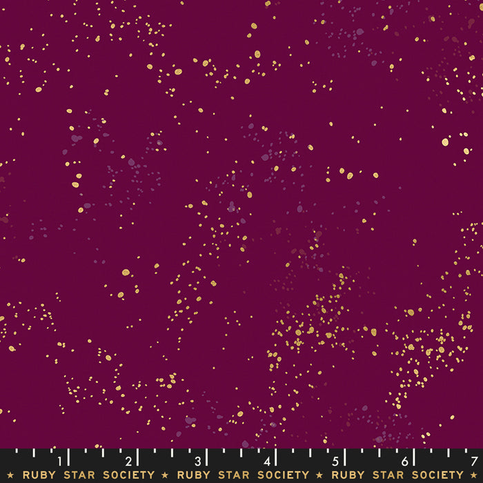 Speckled Metallic Purple Velvet --  Basics -- Ruby Star Society for Moda Fabrics